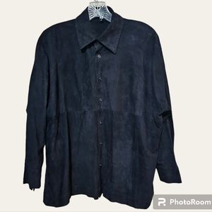 Eskandar Leather Button Down A-Line Shacket!